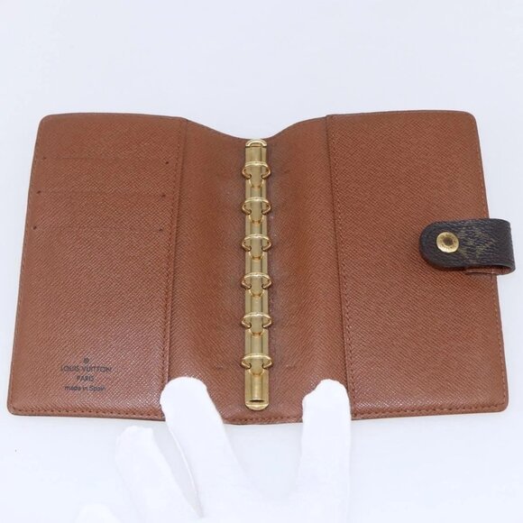 LOUIS VUITTON Monogram Agenda PM Day Planner Cover R20005 LV Auth 145866 - Picture 9 of 16